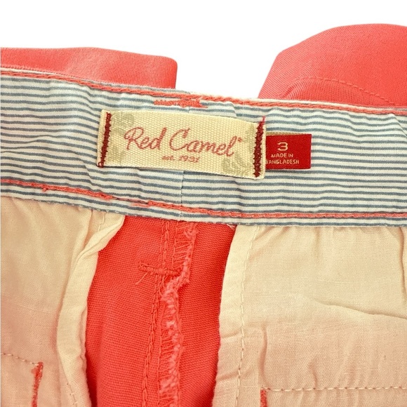 NWT Red Camel Coral Chino Shorts - Size 3, Classic Summer Style - Picture 4 of 5